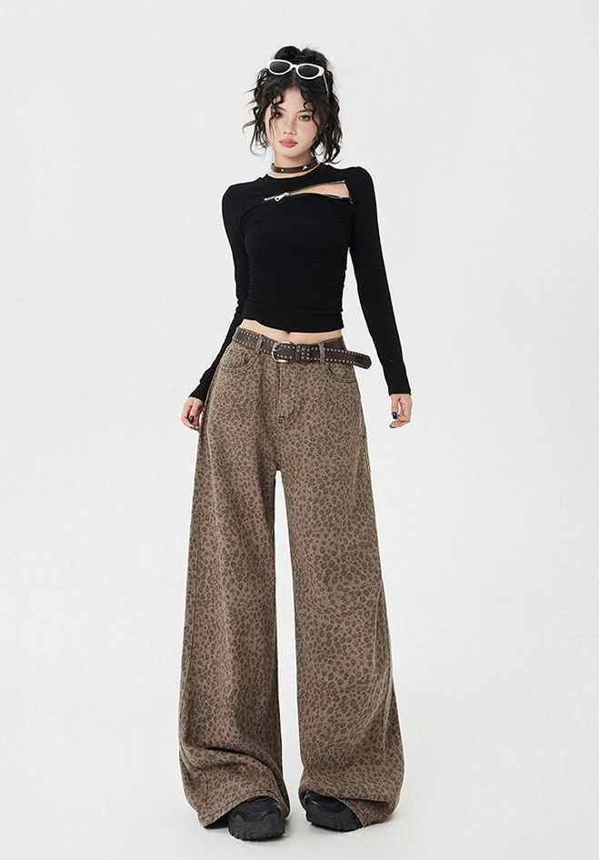 【CHICKS】Leopard Balloon Pants★韓国人気★ Leopard Pocket Cocoon Pant