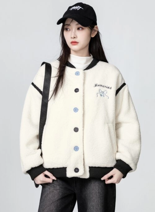 Black Collared Zip-Up Jacket | Baek Hyun Woo - Queen Of
