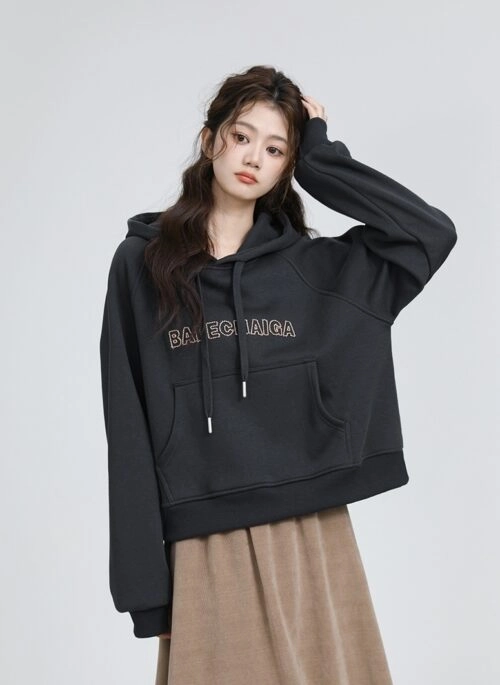 【032C】032c X aespa Fitted Hoodie BLACK Aespa Zip-Up Hoodie – Ordinary Affair