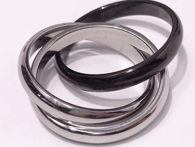 Silver And Black Infinity Ring | Hyunjin - Stray Kids