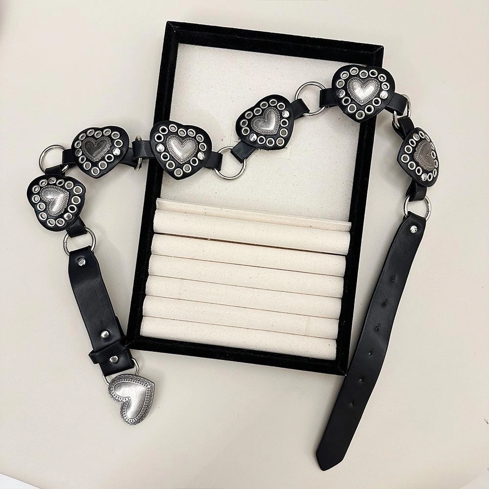 Silver Retro Heart Belt | Irene - Red Velvet - Fashion Chingu