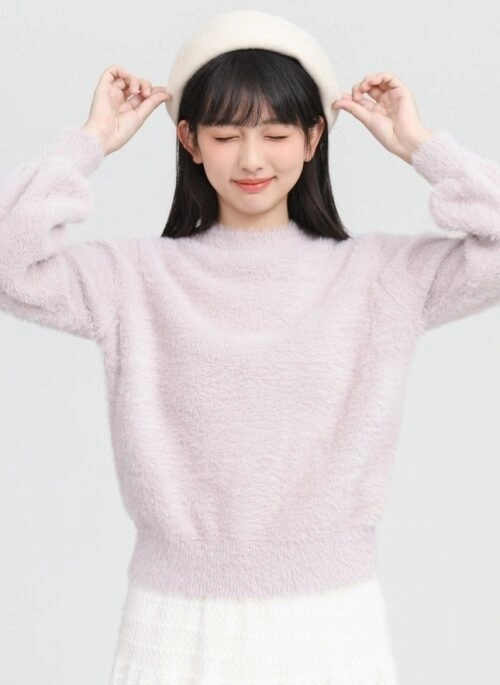 Soft Thick Cashmere Round Neck Sweater