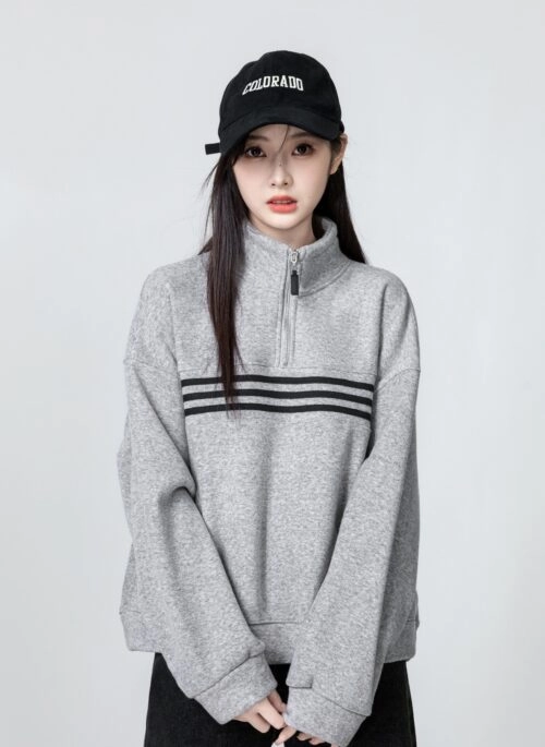 ★韓国人気★LOOKPLE★LOOK BOSTON OVER SWEATSHIRT Boston Crewneck Boston Sweatshirt Boston Clothing Boston