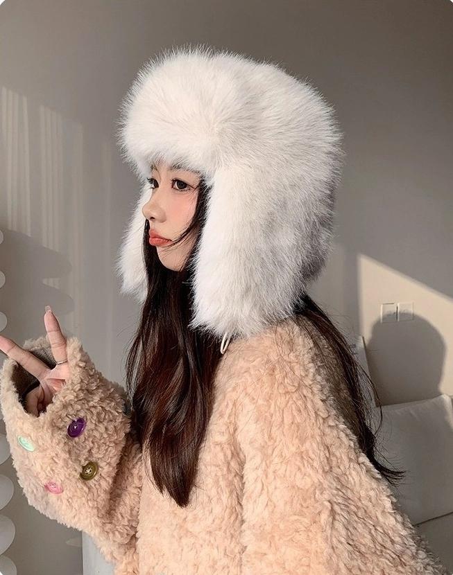 YEGG★韓国★人気★Piercing wing scarf hat - 4 colors Grey Knitted Scarf Hat | Yujin - IVE - Fashion Chingu