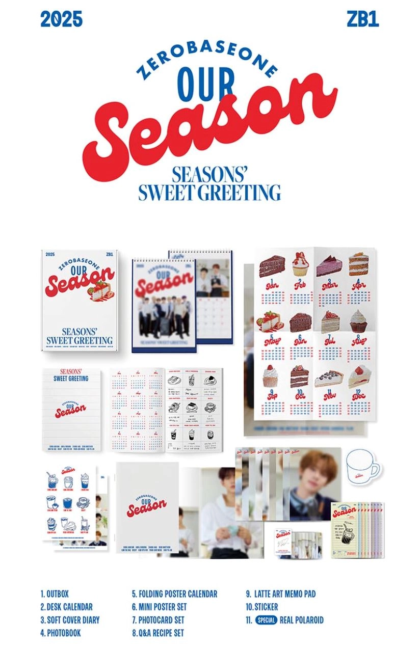 ZEROBASEONE 2025シーグリ 【OUR】 ZB1 ZEROBASEONE - 2025 SEASON'S GREETINGS [OUR Season]