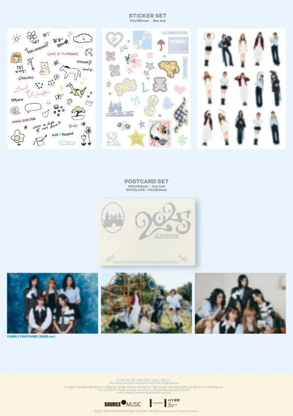 K-POP・アジア LE SSERAFIM 2025 SEASON'S GREETINGS LE SSERAFIM 2025 Official Season's Greetings + POB – K-STAR