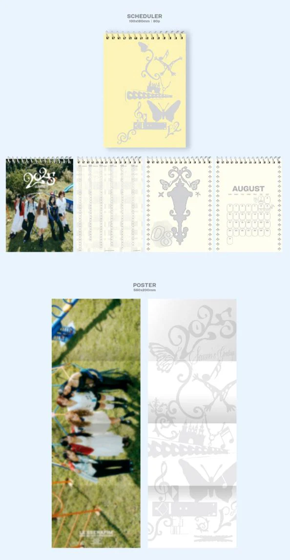 LE SSERAFIM 2025 SEASON'S GREETINGS - Fashion Chingu