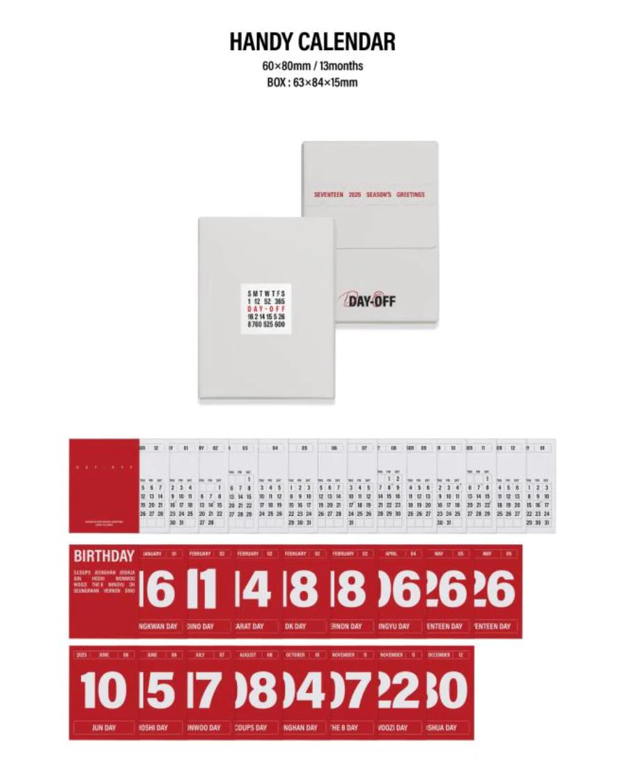SEVENTEEN 2025 SEASON'S GREETINGS [SEVENTEEN's Vacation
