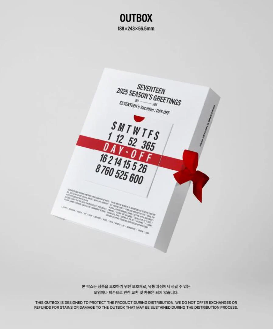 【直筆サイン】SEVENTEEN 2025 SEASON'S GREETING Seventeen 2025 Official Season's Greetings – Choice Music LA