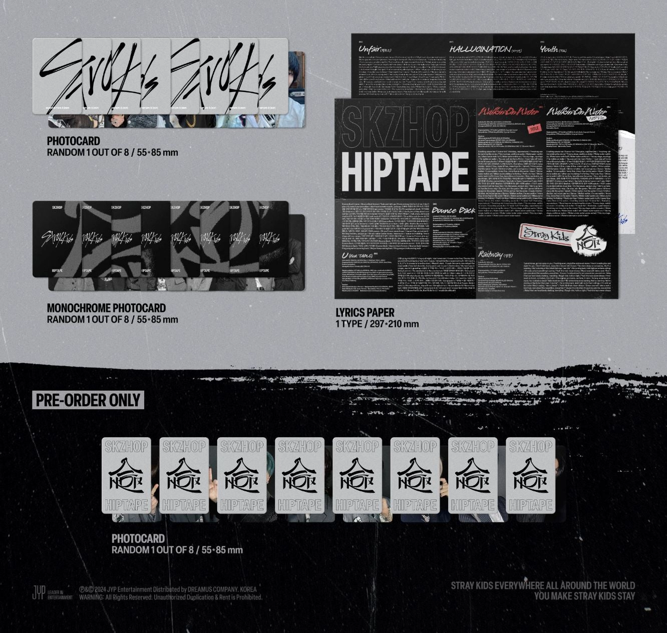 Stray Kids HOP accordion ver. 全員 HOP (ACCORDION VER.) - Stray Kids 스트레이 키즈 Official Store