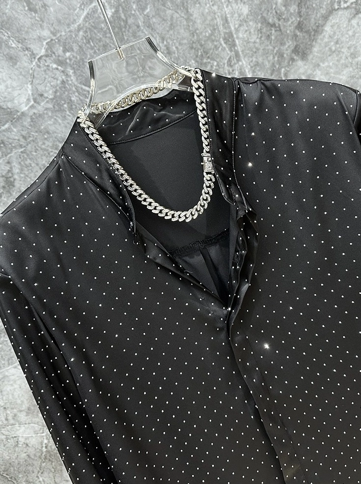Black Rhinestone Embezzled Shirt | Jay B - GOT7 - Fashion Chingu