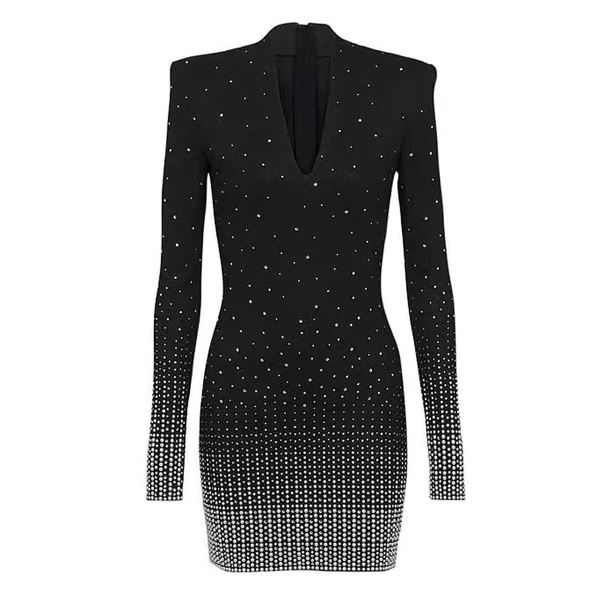 【CHICLINE 】POCHAE SEE-THROUGH DRESS★韓国発 Krystal Maxi Dress with Mesh Paneling – SER.O.YA