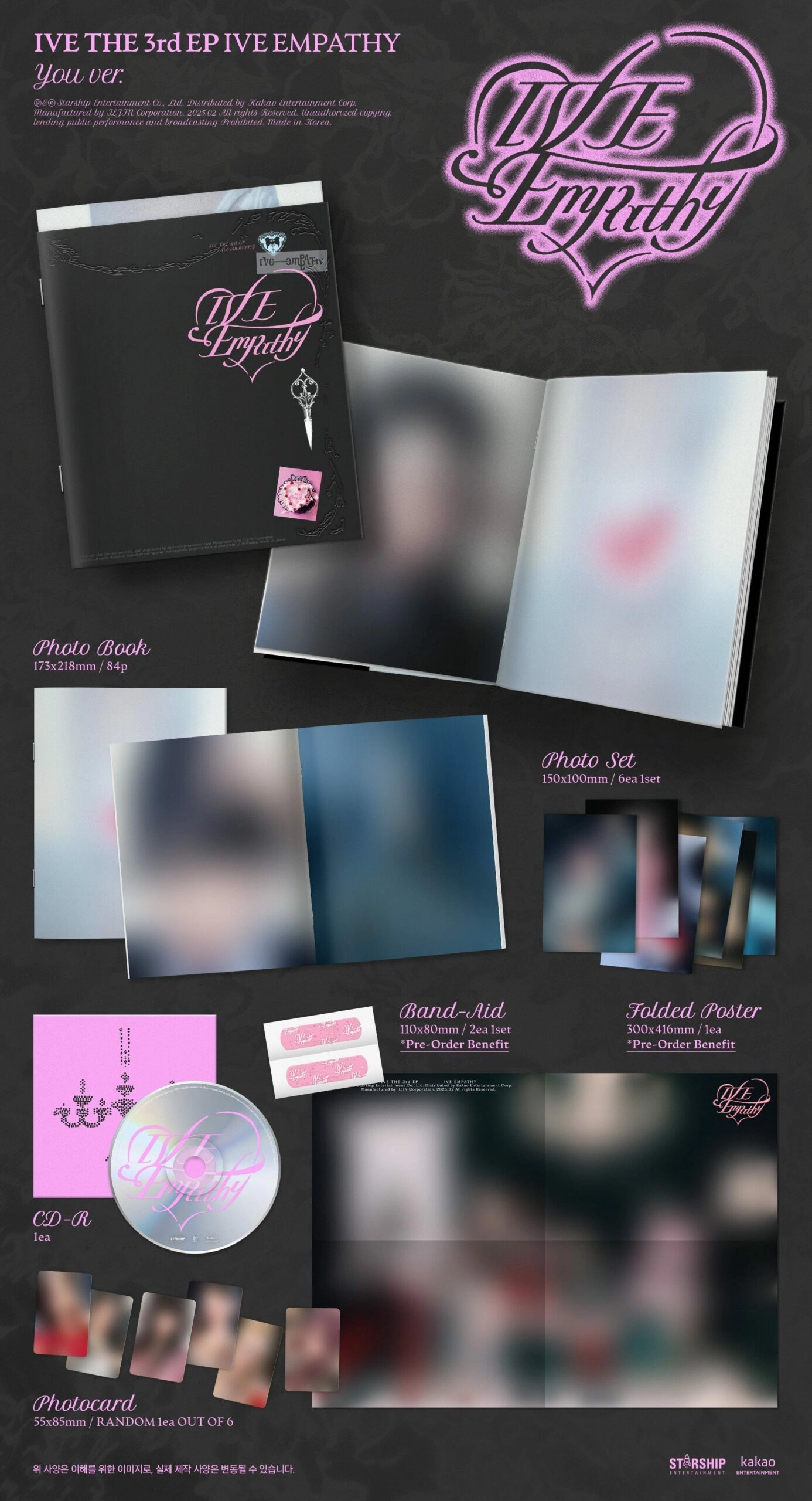 IVE EMPATHY 新品未開封3種セット 7セット Amazon.com: IVE IVE EMPATHY Regular 3 Ver + Limited Edition