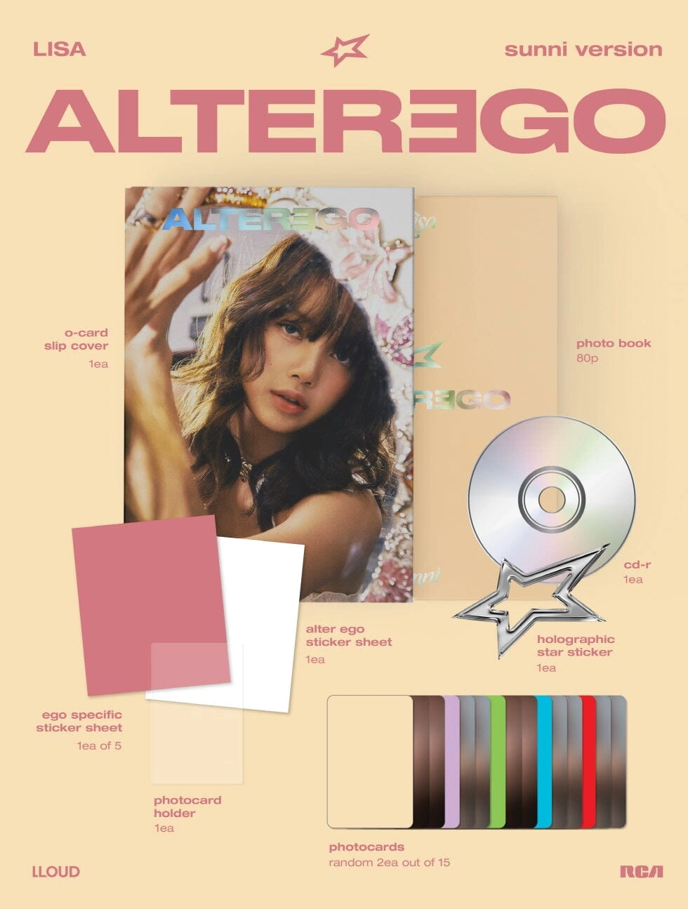 kim【無言●プロフ参考】 LISA CD アルバム AlterEgo LISA - ALTER EGO (KIKI Ver.)