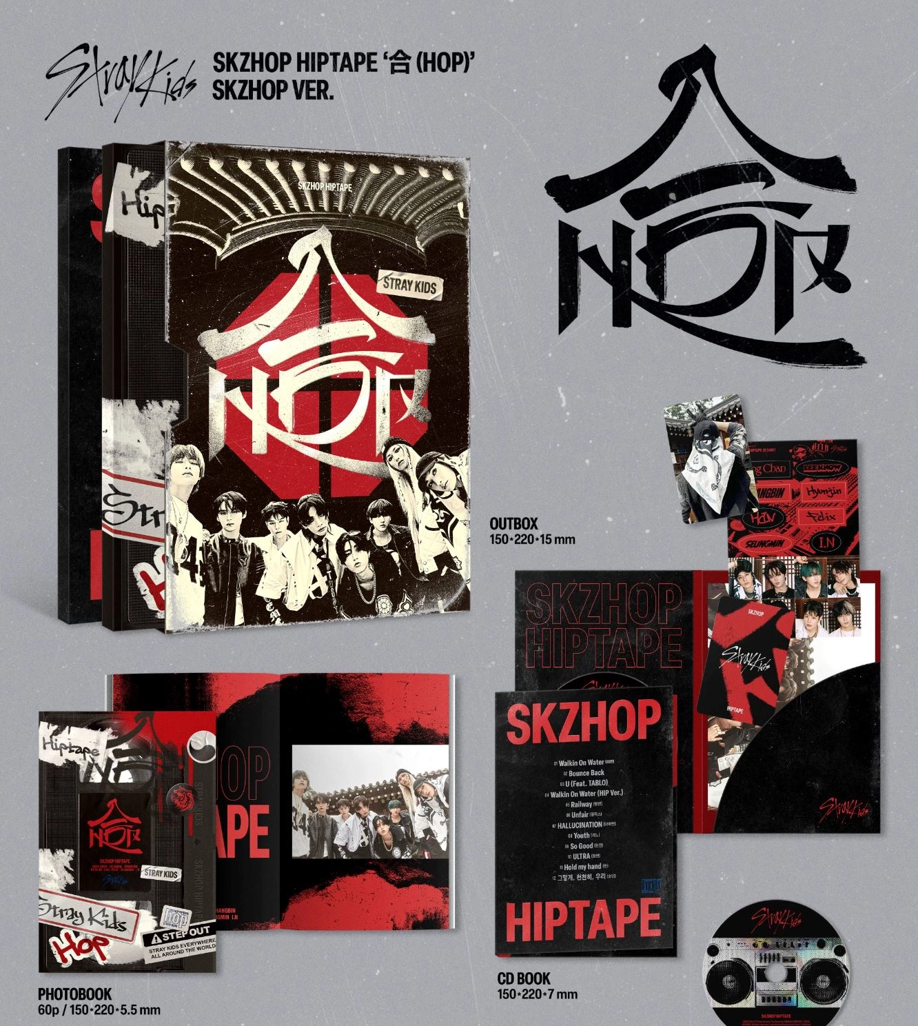 Stray Kids Album - SKZHOP HIPTAPE '合 (HOP)' (SKZHOP Ver
