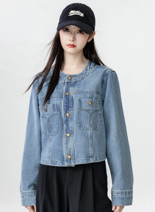 Vintage American Style Denim Jacket