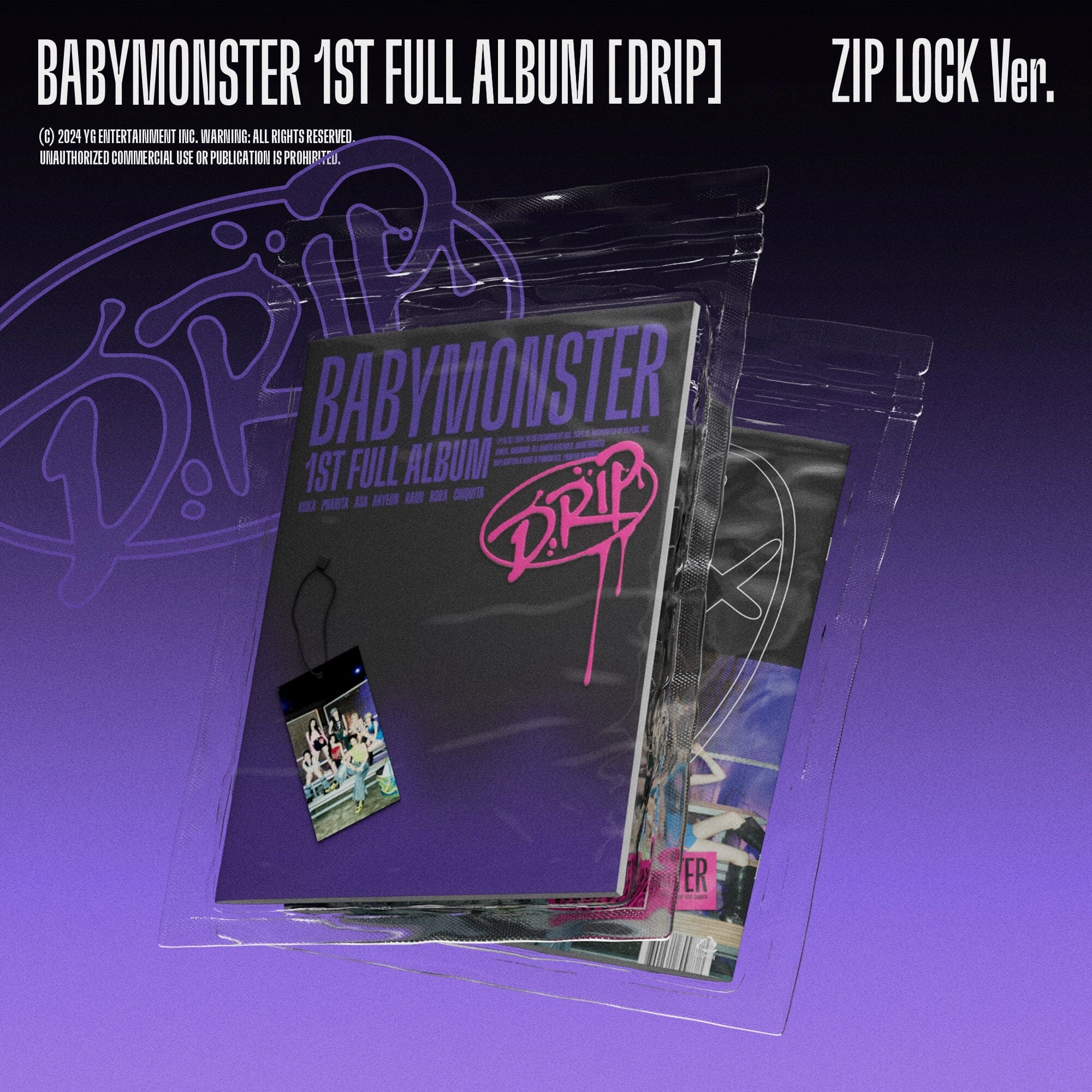 Babymonster tag album ベビモン BABYMONSTER - 1st Mini Album [BABYMONS7ER] YG TAG Album
