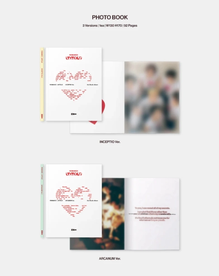 Enhypen 2nd Album - Romance : Untold | Random Version