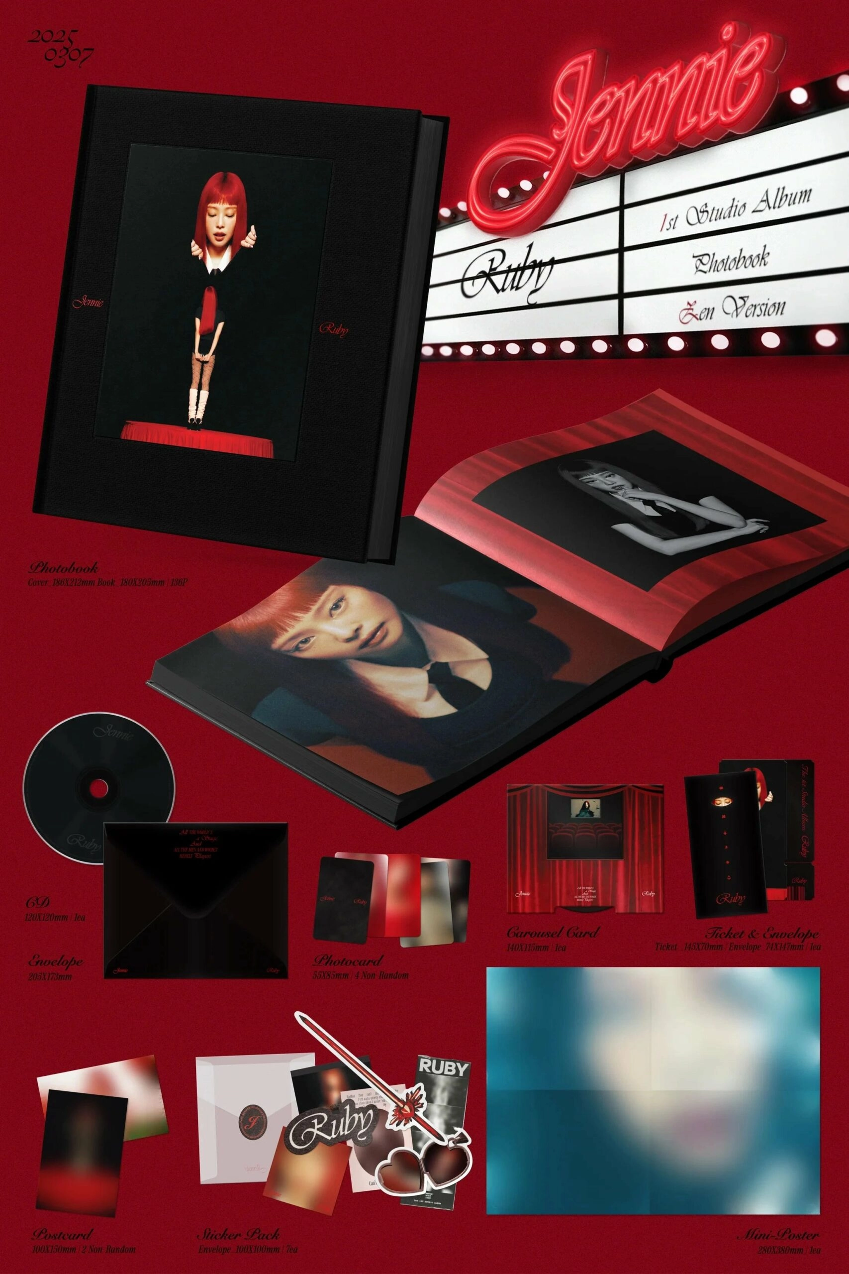 TAG　JENNIE RUBY PHOTOBOOK アルバム セット jennie_vol1.jpg