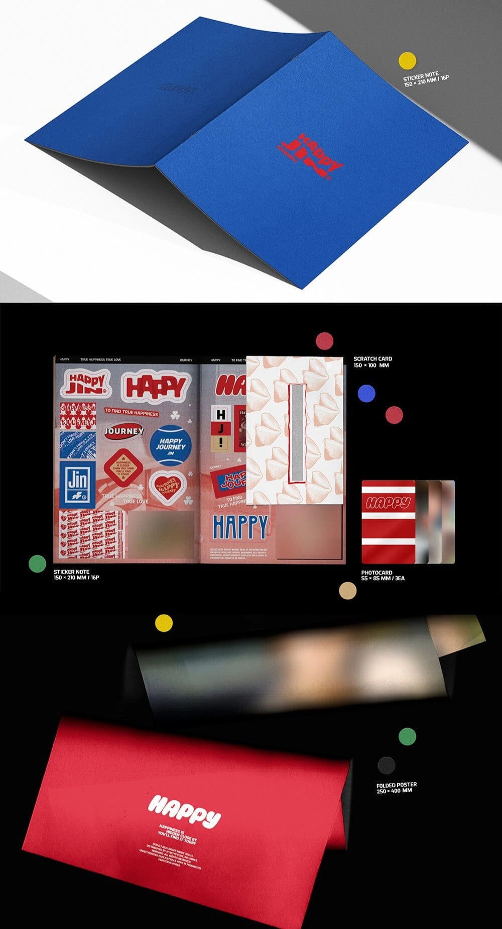 【特典/ラキドロ付】JIN SoloAlbum ‘Happy’Imagine JIN (BTS) - [HAPPY] Solo Album IMAGINE Version – kpopalbums.com
