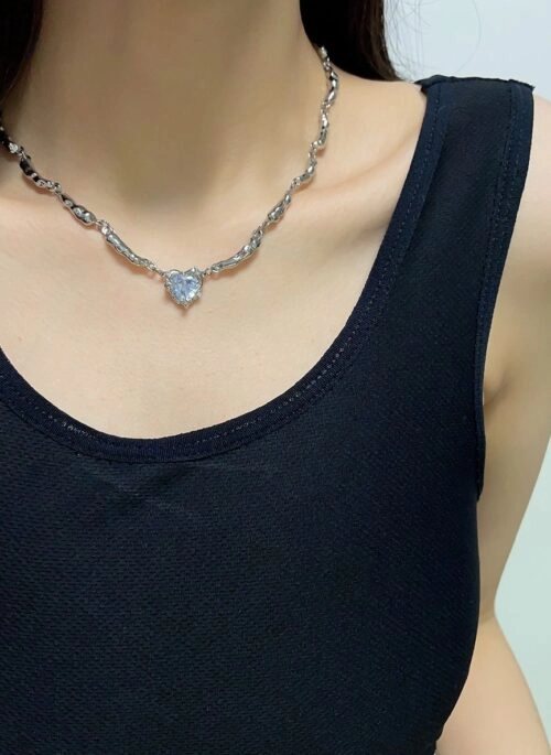 Silver Star Layered Necklace | LeeKnow - Stray Kids