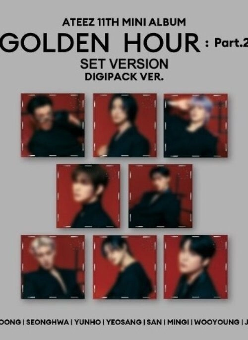 ATEEZ 11th Mini Album – GOLDEN HOUR : Part.2 | Digipack, Set version