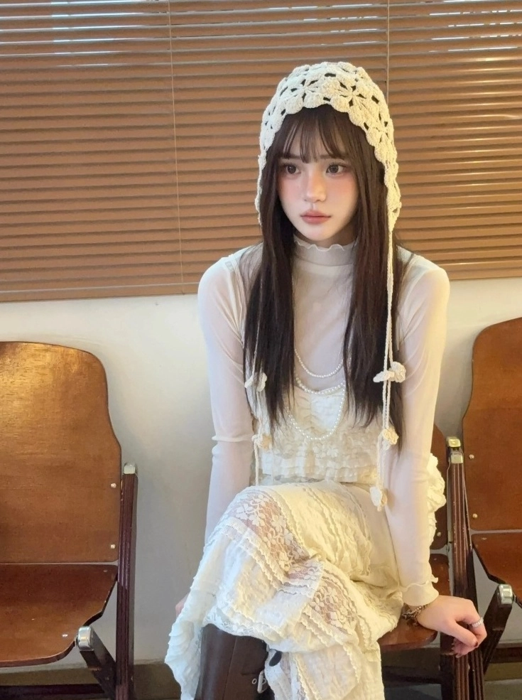 LE SSERAFIM ルセラフィム CROCHET HAT LE SSERAFIM] crochet hat – hiswanwholesale