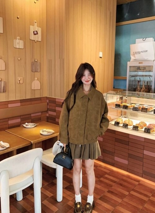 Black Zip-Up Puffer Jacket | Jennie - BlackPink - Fashion Chingu