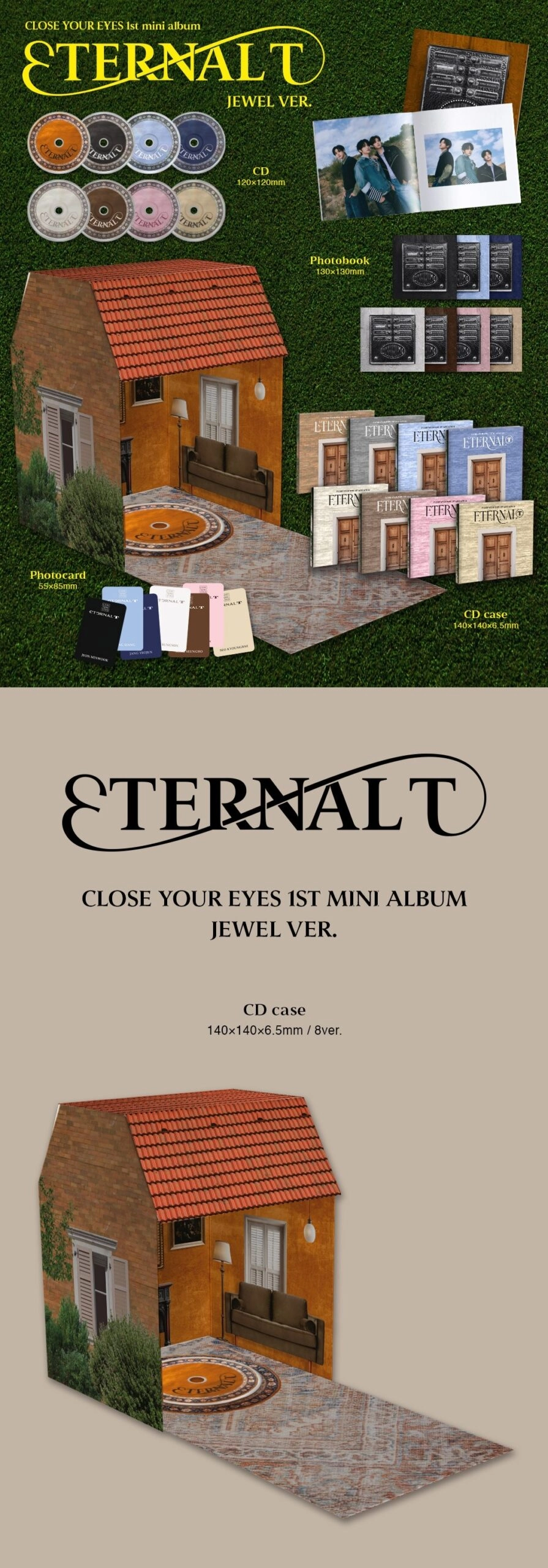 CLOSE YOUR EYES ETERNALT CD サイン ヨジュン ktown4u.com : CLOSE YOUR EYES - The 1st Mini Album [ETERNALT