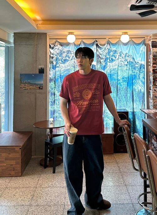 Casual Letter Print T-Shirt