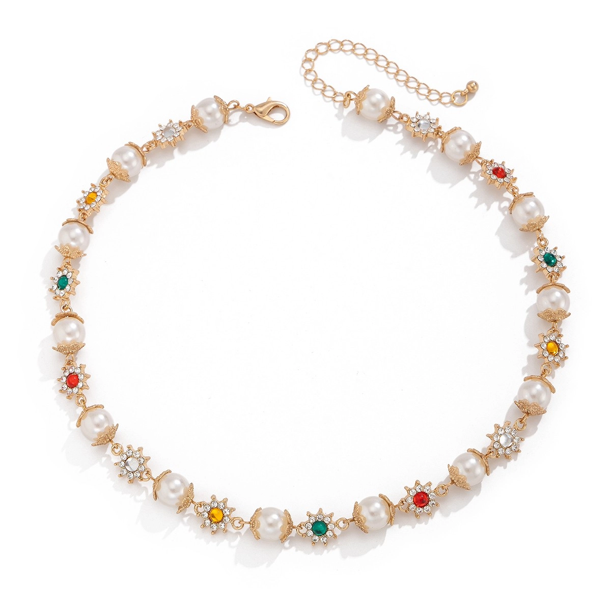 ☆BTS着用☆MAMA CASAR★LIKE A FLOWER CLASSIC PEARL NECKLAC.E Gold Flower And Pearl Detail Necklace | J-Hope - BTS