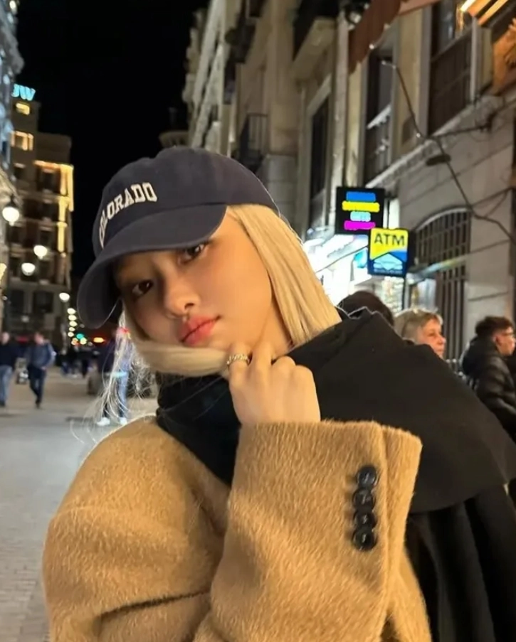 Navy Blue “COLORADO” Baseball Cap | Rose - BlackPink