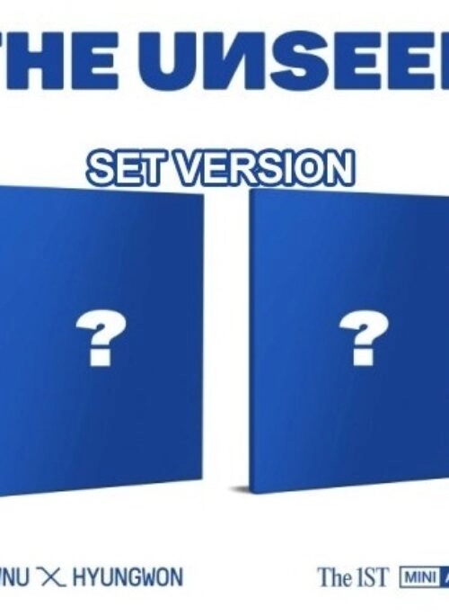 SHOWNU X HYUNGWON 1st Mini Album - THE UNSEEN | Dust Jacket, Set version