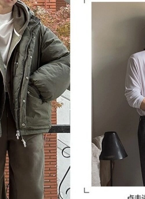 Short Hooded Casual Winter Jacket
