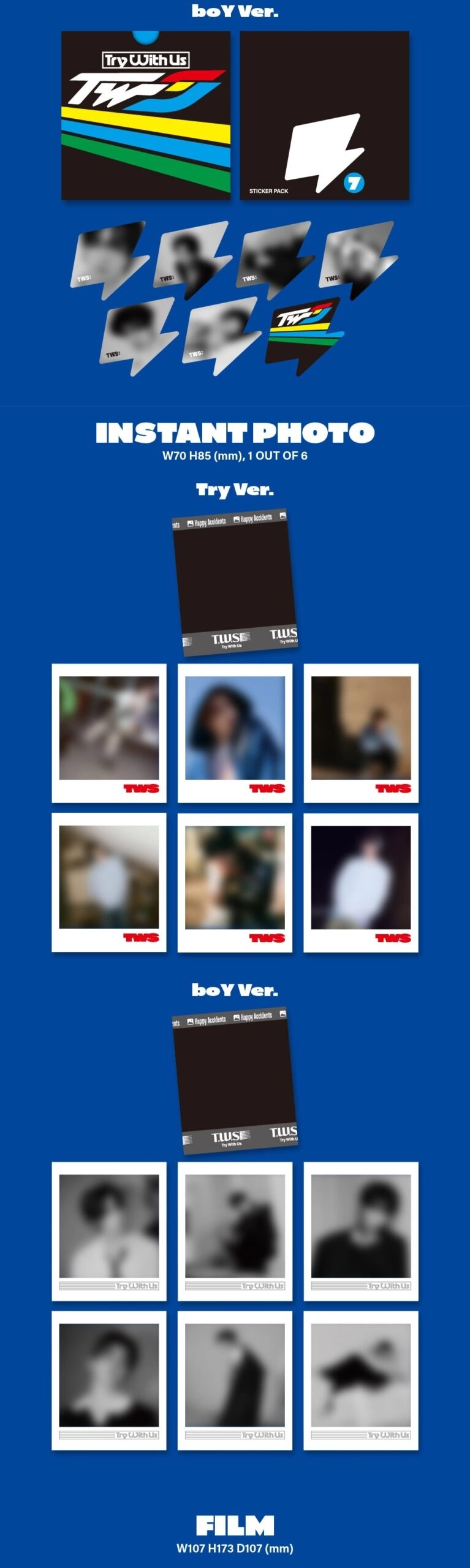 TWS 3rd Mini Album - TRY WITH US | Set version - Fashion Chingu