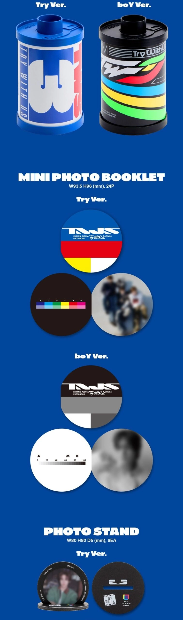 TWS 3rd Mini Album - TRY WITH US | Set version - Fashion Chingu