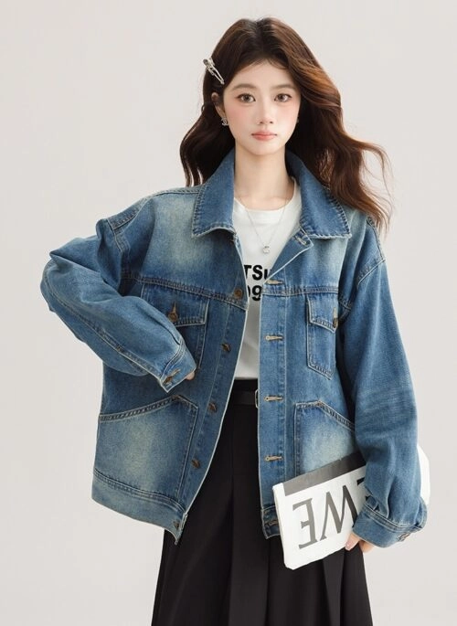 Vintage Hong Kong Style Denim Jacket