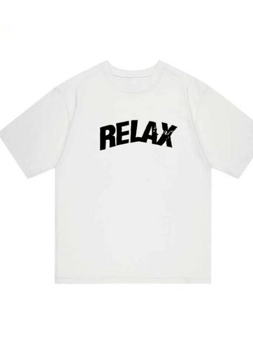 White “Relax” Printed T-Shirt | J-Hope – BTS