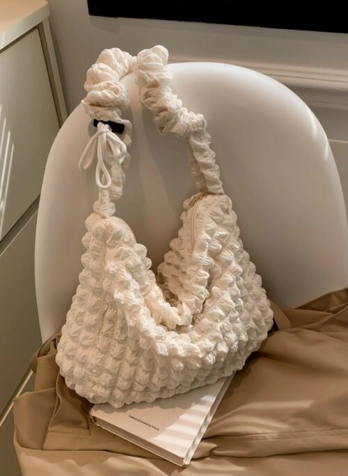 Beige Quilted Design Bag | Kim Mi Kyung – Potato Lab
