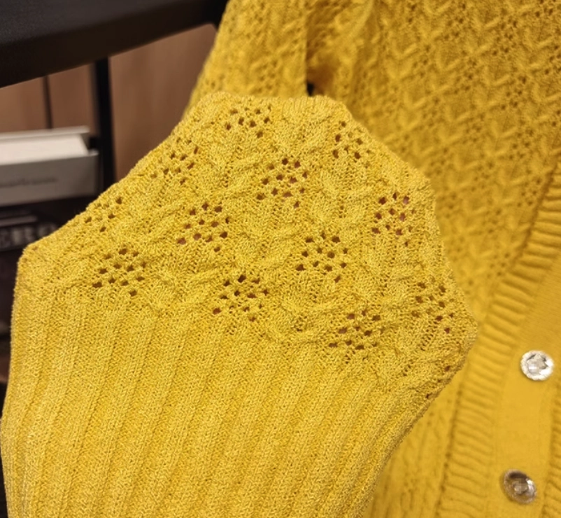 BLACKPINKジェニー着用☆YELLOW FLOWER JACQUARD OPS BLACKPINKジェニー着用☆YELLOW FLOWER JACQUARD OPS