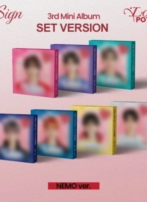 n.SSign 3rd Mini Album - Love Potion | Set version, Platform Nemo Album