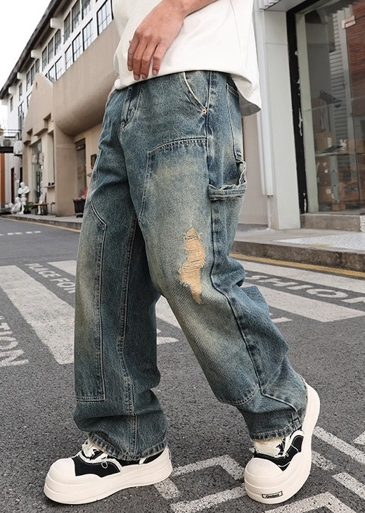 【BAON】Suichi washed denim pants 2025_02_Product_Samurai_BOS211