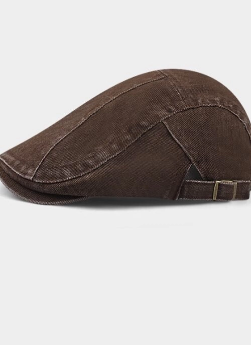 Brown Denim Painter Beret Hat | Ryujin – ITZY