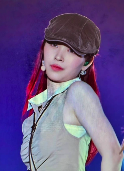 Brown Washed Newsboy Hat | Ryujin – ITZY