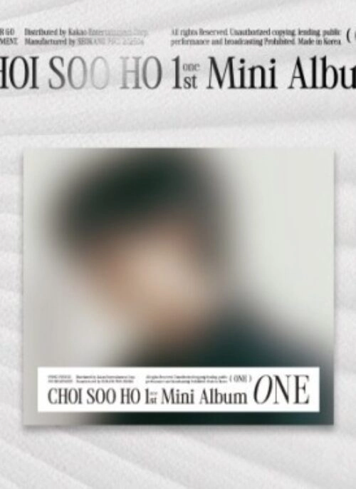 CHOI SOO HO 1st Mini Album – ONE | Digipack