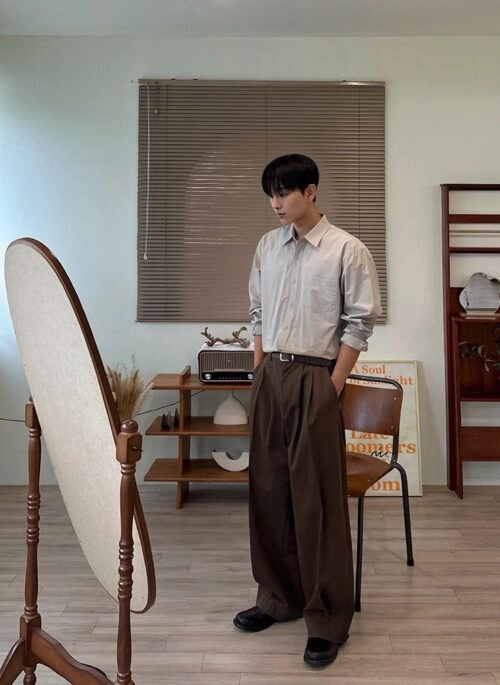 Casual Long Sleeve Business Shirt