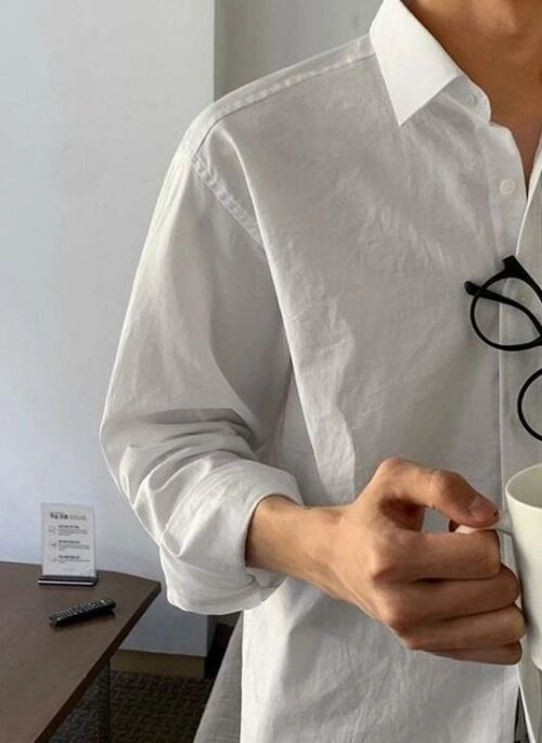 Casual Loose Fit Workwear Shirt