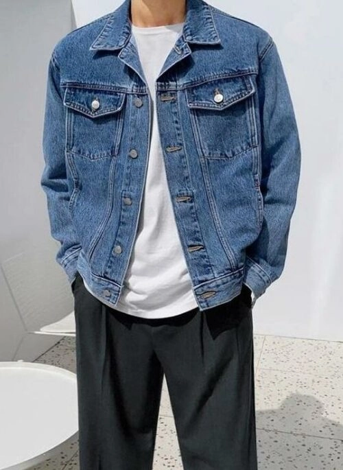 Denim Jacket Workwear Fashion Style