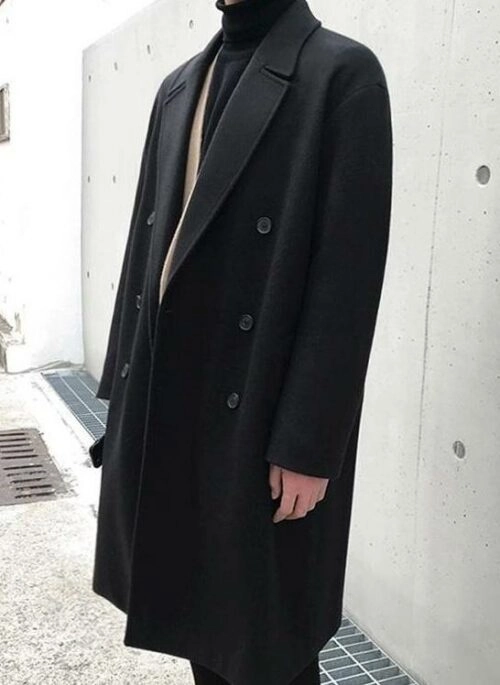Highend Loose Fit Woolen Overcoat
