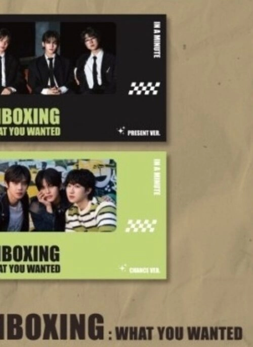 IN A MINUTE 1st Single Album – UNBOXING: WHAT YOU WANTED | Random version